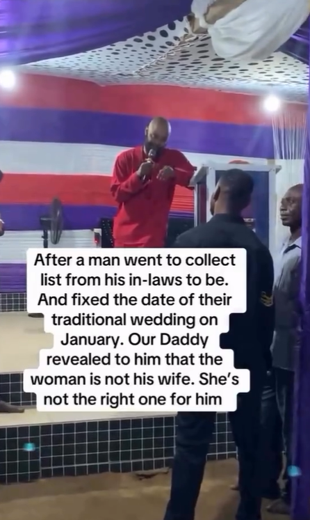 If you feel she is your wife and marry her, you?ll witness a life changing event within 3 months - Nigerian pastor says as he discourages member from moving on with his planned wedding